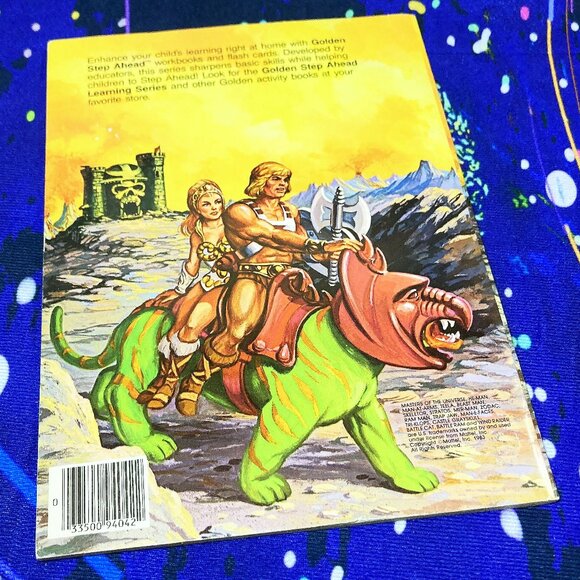 VINTAGE * 1983* MASTERS OF THE UNIVERSE ACTIVITY BOOK * MATTEL x HE-MAN x GOLDEN - Picture 4 of 12